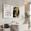 Personalized We’re a Team Canvas - Custom Couple Wall Art Meeting You Was Destiny Anniversary Gift