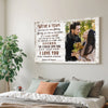 Personalized We’re a Team Canvas - Custom Couple Wall Art Meeting You Was Destiny Anniversary Gift