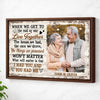Personalized When We Get to the End of Our Lives Together Canvas - Custom Old Couple Wall Art Anniversary Gift - Brown
