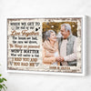 Personalized When We Get to the End of Our Lives Together Canvas - Custom Old Couple Wall Art Anniversary Gift - White
