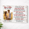Personalized You And Me We Got This Canvas - Custom Couple Wall Art Anniversary Gift - No Frame / 12x9