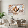 Personalized You Are The Missing Piece Couple Canvas Wall Art Custom Photo Anniversary Gift For Husband And Wife Couples